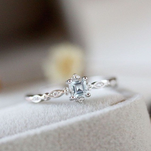 New Trendy Crystal  Engagement Rings For Women - Shopeasywear