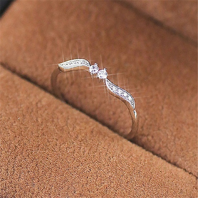 New Trendy Crystal  Engagement Rings For Women - Shopeasywear