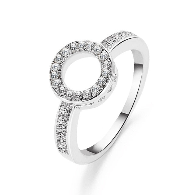 New Trendy Crystal  Engagement Rings For Women - Shopeasywear