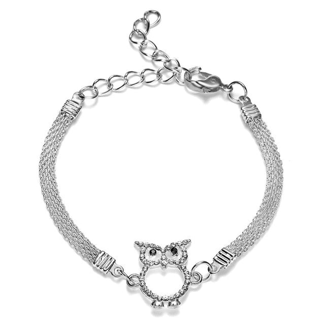 2020 High Quality Silver Bracelets With Crystals Rhinestone Infinity Bracelet Men's Women's Jewelry - Shopeasywear
