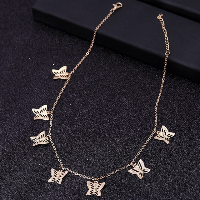 Gold Silver Color Chain Necklaces - Shopeasywear