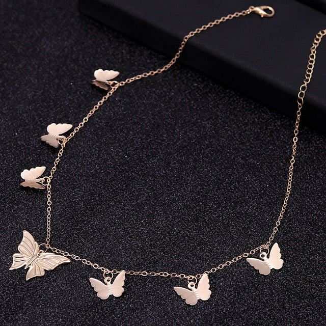 Gold Silver Color Chain Necklaces - Shopeasywear