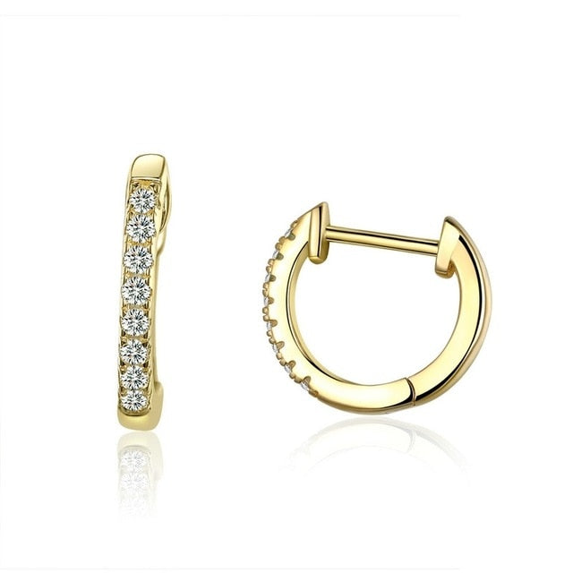 Silver Colorful Zircon Earrings For Women - Shopeasywear