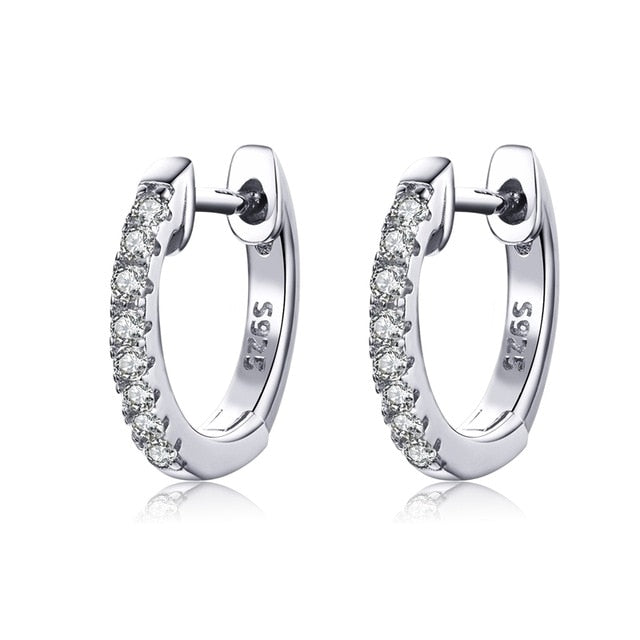 Silver Colorful Zircon Earrings For Women - Shopeasywear