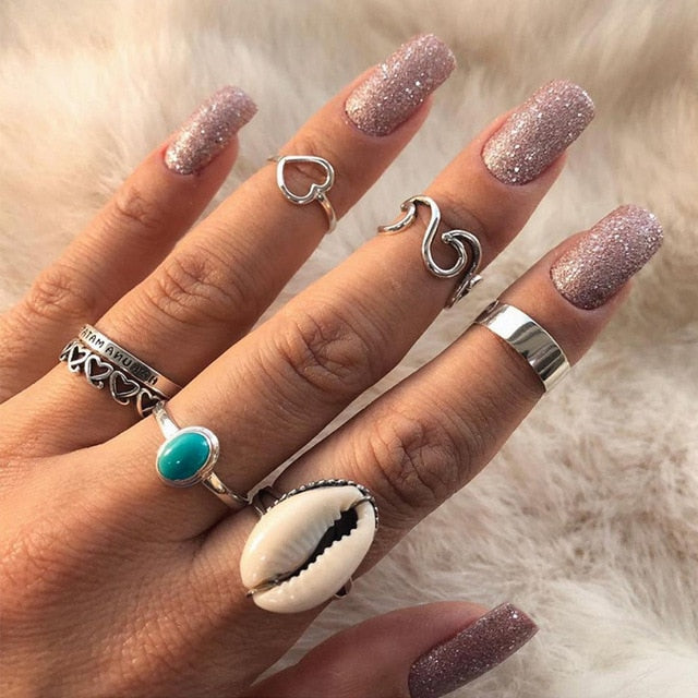 15 Pcs/set Ring Set For  Women - Jeglow store