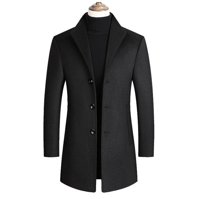 High Quality Men's Wool Jacket - Shopeasywear