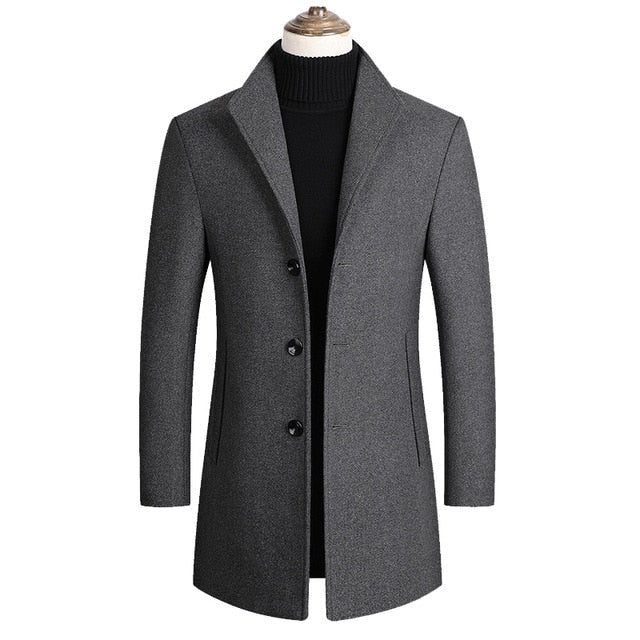 High Quality Men's Wool Jacket - Shopeasywear