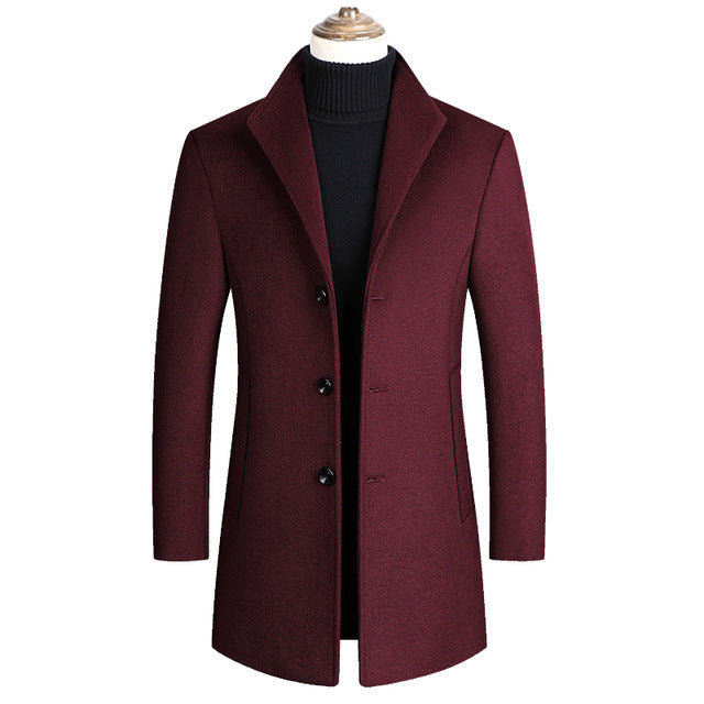 High Quality Men's Wool Jacket - Shopeasywear