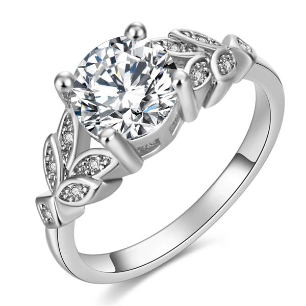 Women Leaf Engagement Rings - Shopeasywear