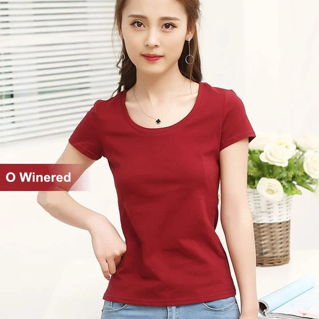 Brand New Womens Pure Cotton T-Shirt