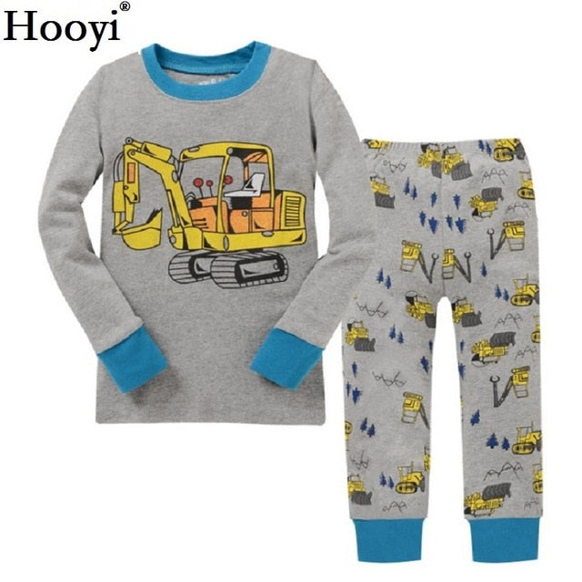 Robot Children Pajamas Suit