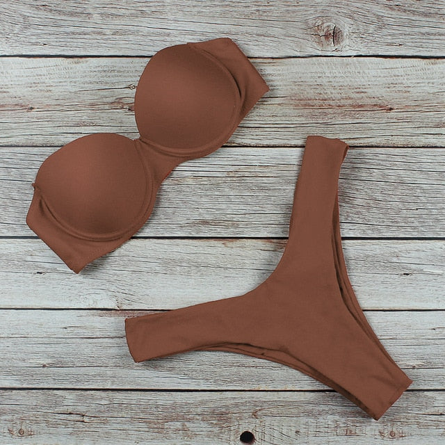 Sexy High Waist Bikini Swimwear
