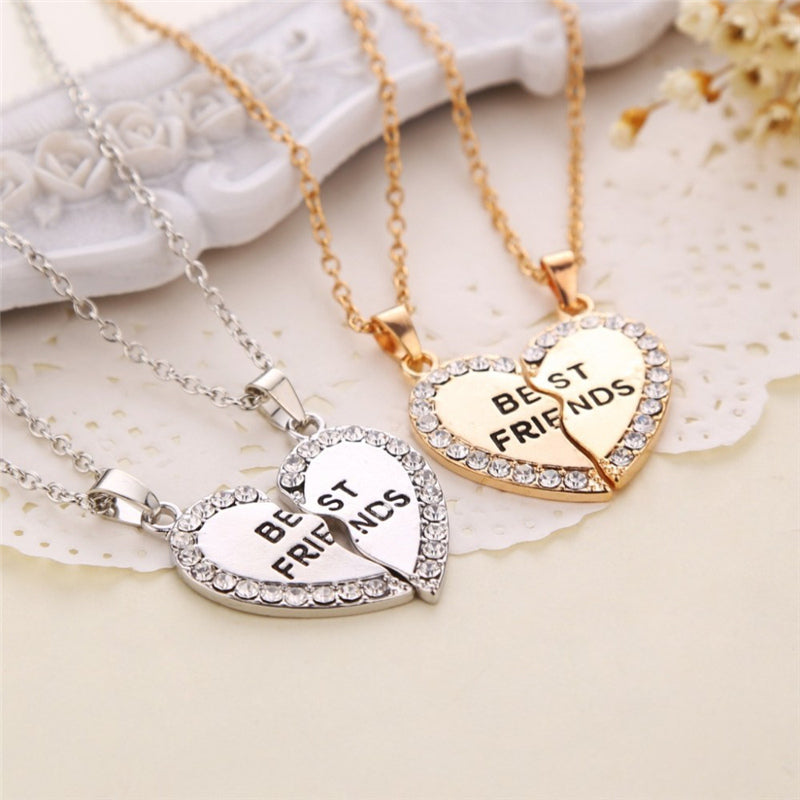 2 Pcs BFF Necklace For Men - Shopeasywear
