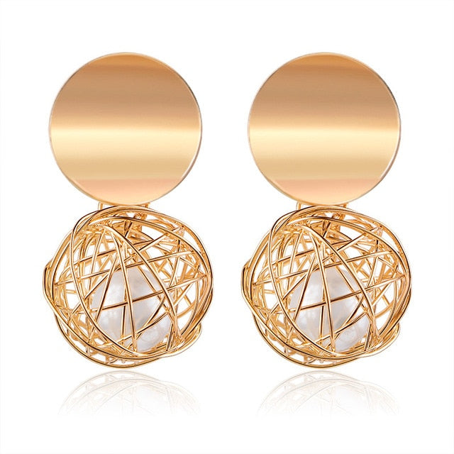 Acrylic Statement Drop Earrings for Women - Shopeasywear
