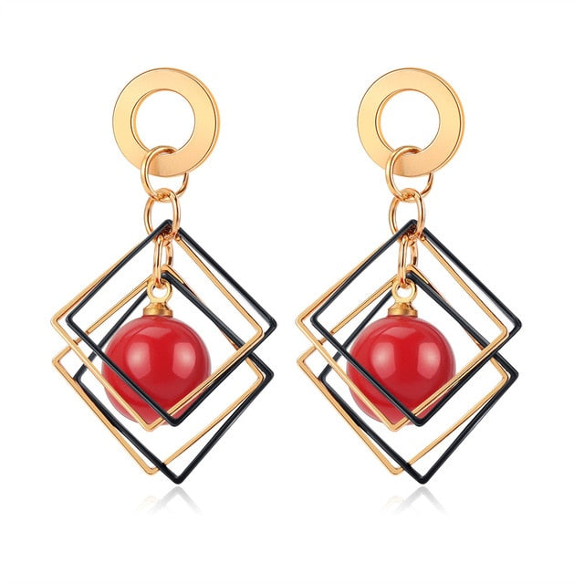 Acrylic Statement Drop Earrings for Women - Shopeasywear