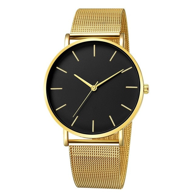 Women Watch Rose Gold Montre Femme 2019 Women's Mesh Belt ultra-thin Fashion relojes para mujer Luxury Wrist Watches reloj mujer - Shopeasywear