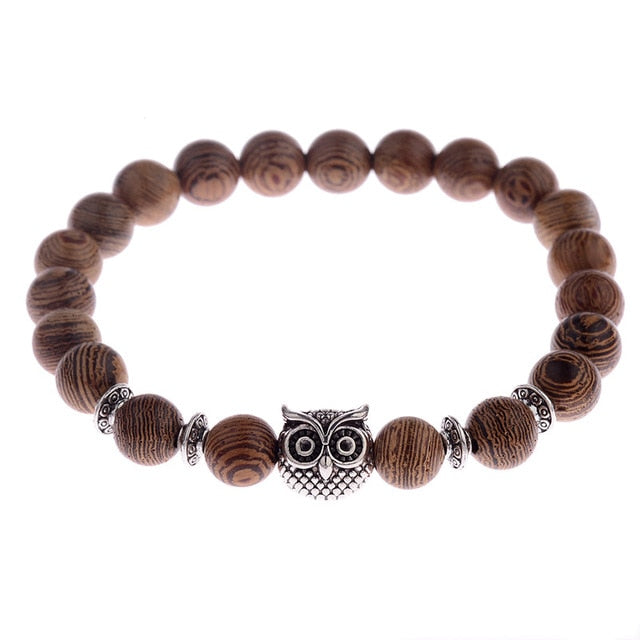 8mm New Natural Wood Beads Bracelets - Shopeasywear