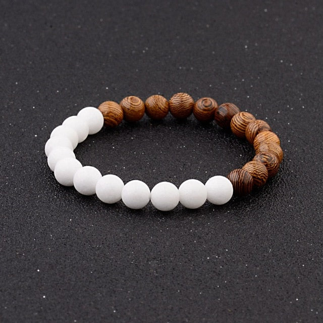 8mm New Natural Wood Beads Bracelets - Shopeasywear