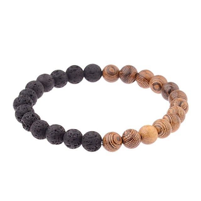 8mm New Natural Wood Beads Bracelets - Shopeasywear
