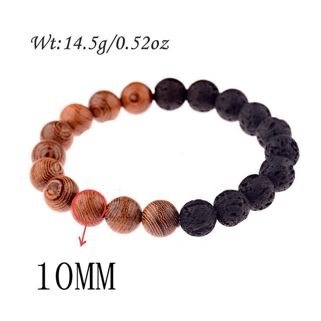 8mm New Natural Wood Beads Bracelets - Shopeasywear