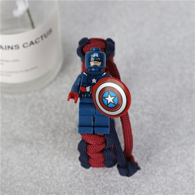 Buzz Lightyear Building Block Bracelet Super Hero TOY Bracelet Bricking Charm Paracord Bracelet Kids Gift Jewelry - Shopeasywear