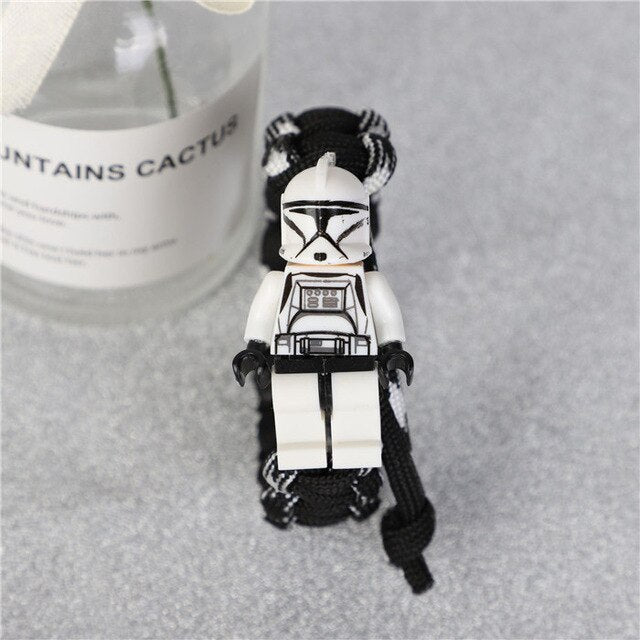 Buzz Lightyear Building Block Bracelet Super Hero TOY Bracelet Bricking Charm Paracord Bracelet Kids Gift Jewelry - Shopeasywear