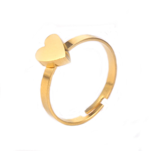 Clover Feather lightning Heart  Rings For Women - Shopeasywear
