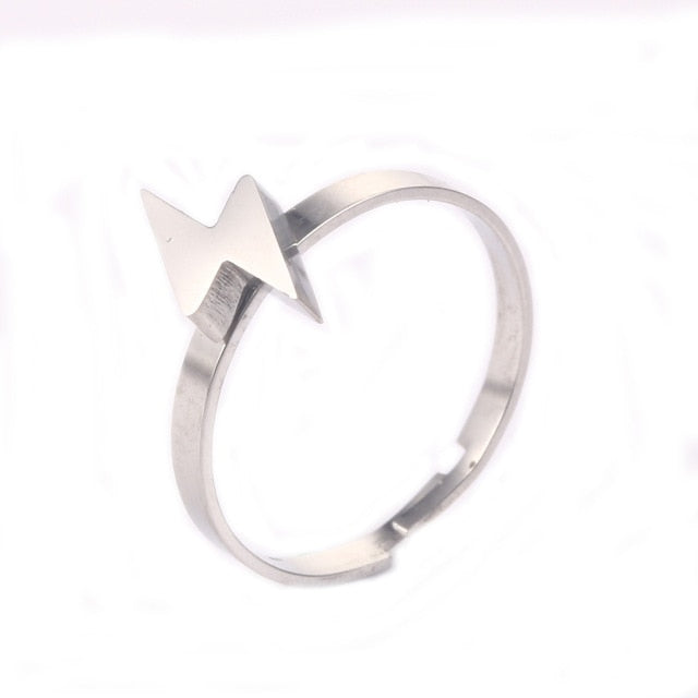 Clover Feather lightning Heart  Rings For Women - Shopeasywear