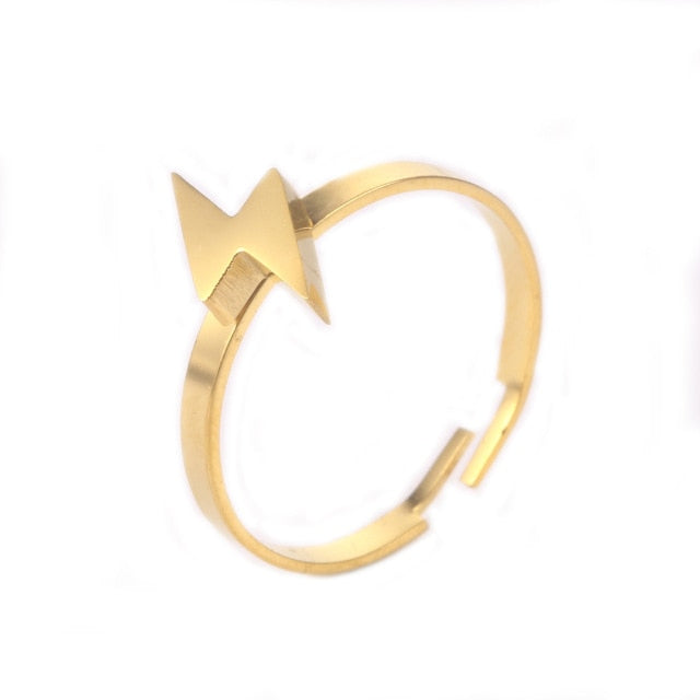 Clover Feather lightning Heart  Rings For Women - Shopeasywear