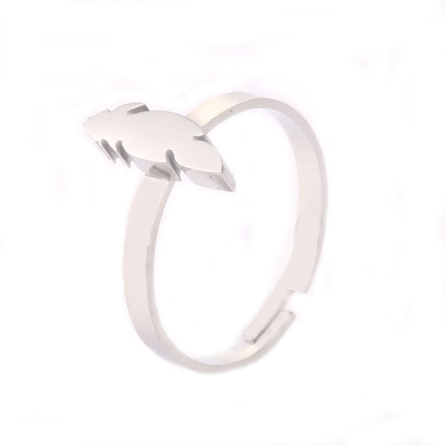 Clover Feather lightning Heart  Rings For Women - Shopeasywear
