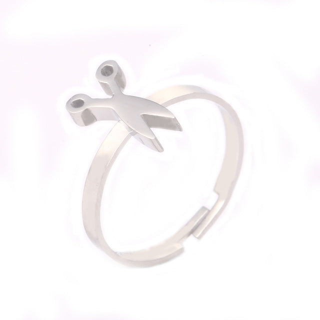 Clover Feather lightning Heart  Rings For Women - Shopeasywear