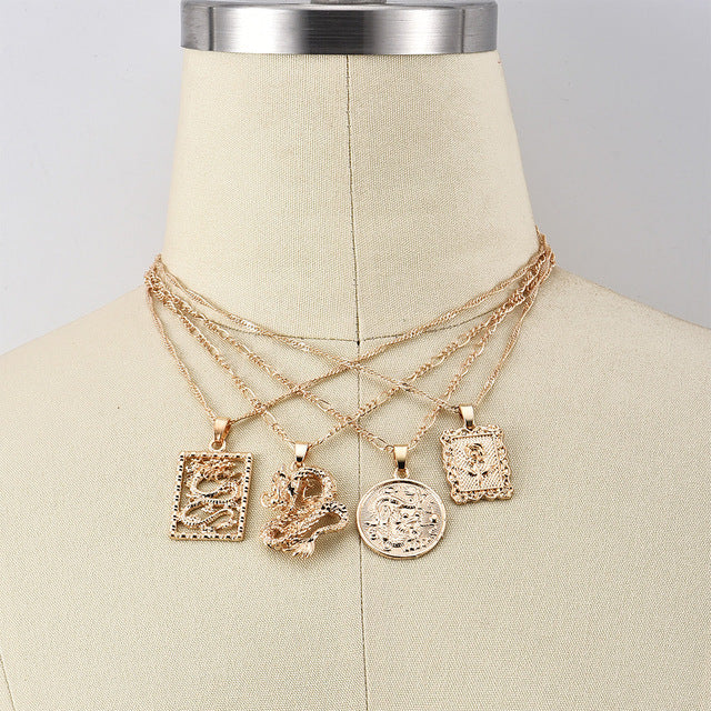 Dragon Pendant Necklaces for Women - Shopeasywear