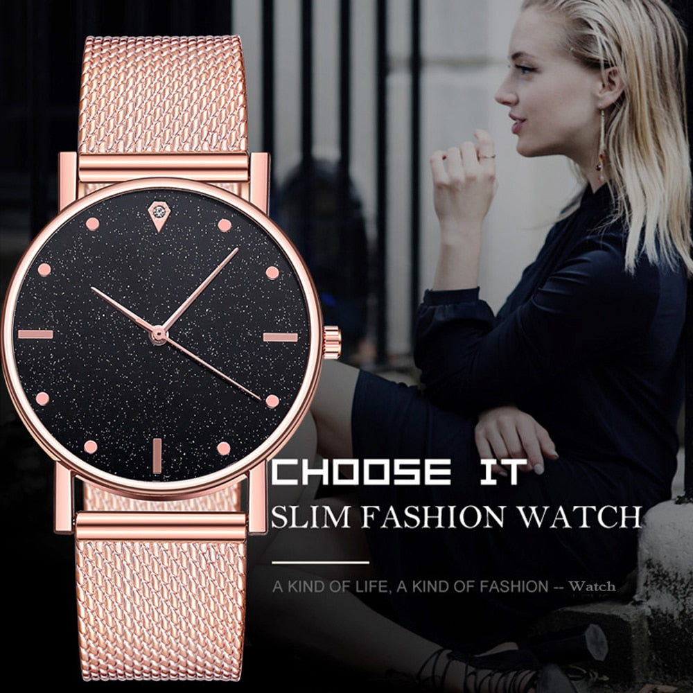 Women Dress Stainless Steel Watch - Shopeasywear