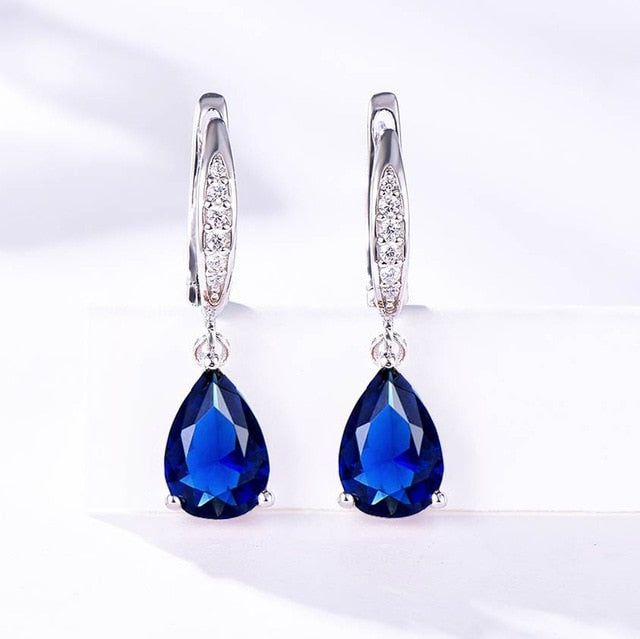 Gemstone Clip Earrings for Women - Shopeasywear
