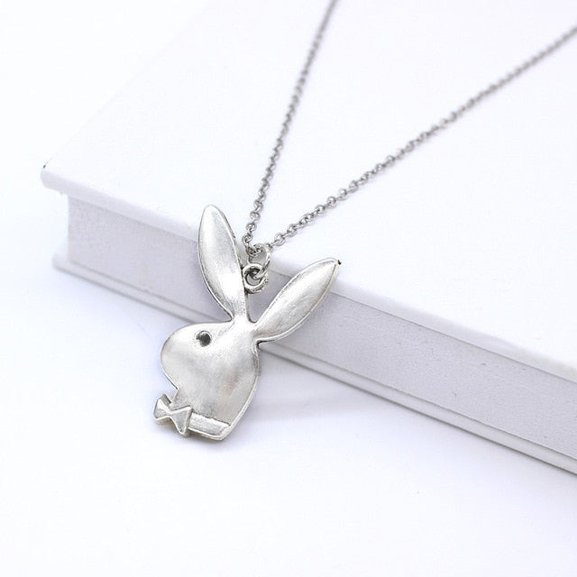 Cute play rabbit charm necklaces - Shopeasywear