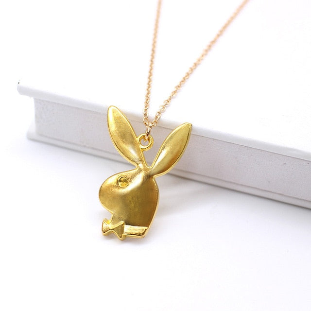 Cute play rabbit charm necklaces - Shopeasywear