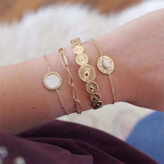 Sun Pattern Women Bracelets
