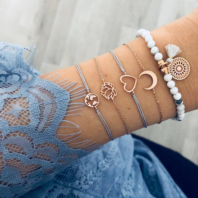 Sun Pattern Women Bracelets