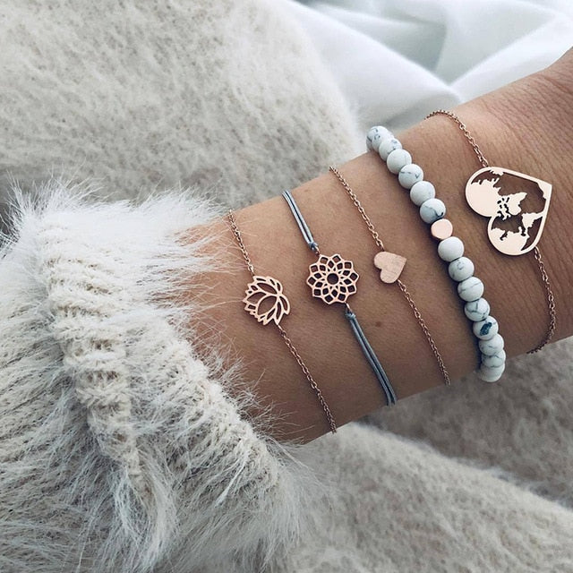 Sun Pattern Women Bracelets