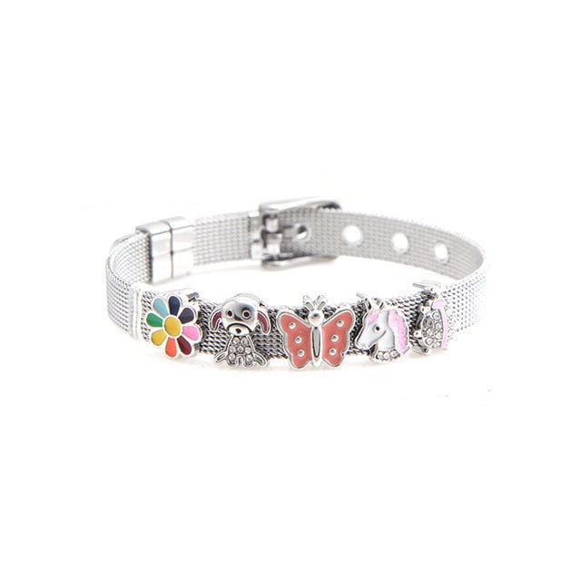 Charm 8mm Mesh Bracelet Set - Shopeasywear