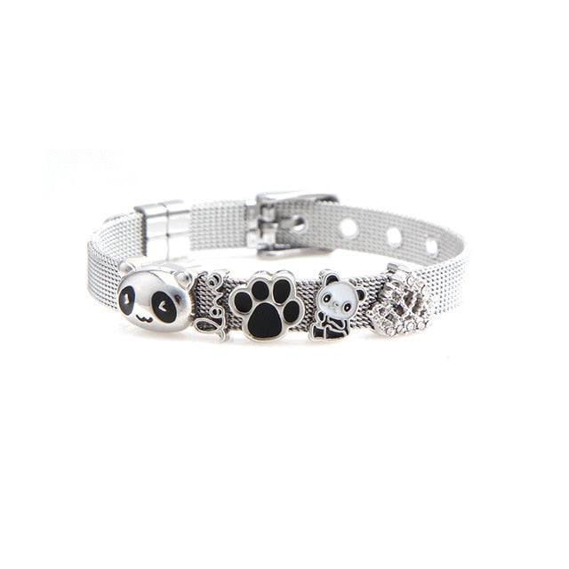 Charm 8mm Mesh Bracelet Set - Shopeasywear