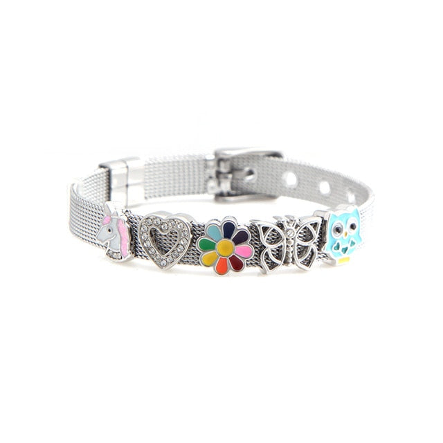Charm 8mm Mesh Bracelet Set - Shopeasywear