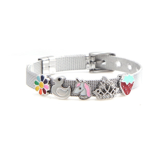 Charm 8mm Mesh Bracelet Set - Shopeasywear