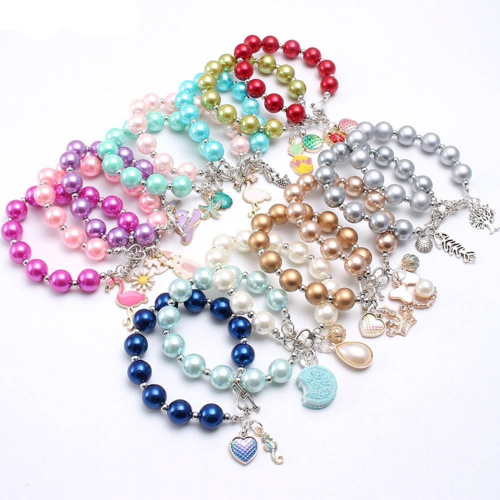 Mixed Girls Baby Beads Bracelets Bangles - Shopeasywear