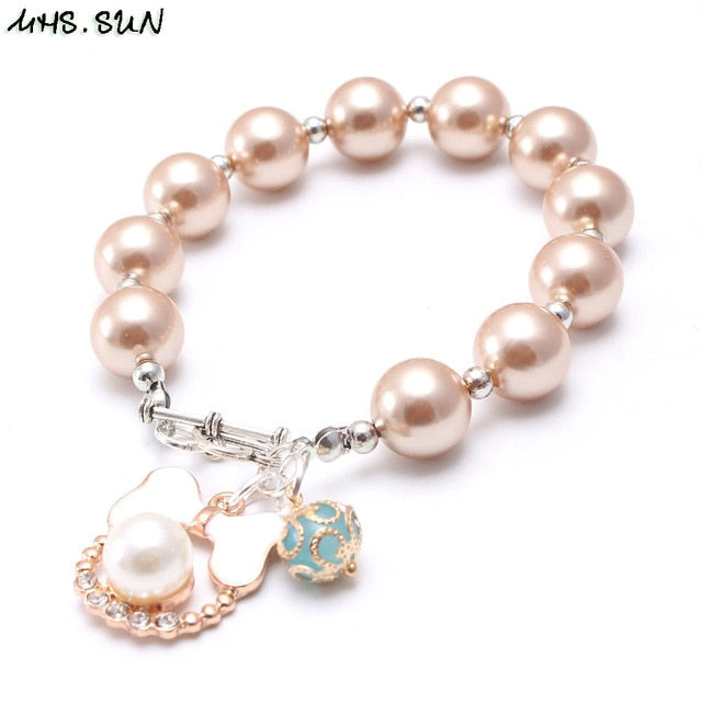Mixed Girls Baby Beads Bracelets Bangles - Shopeasywear
