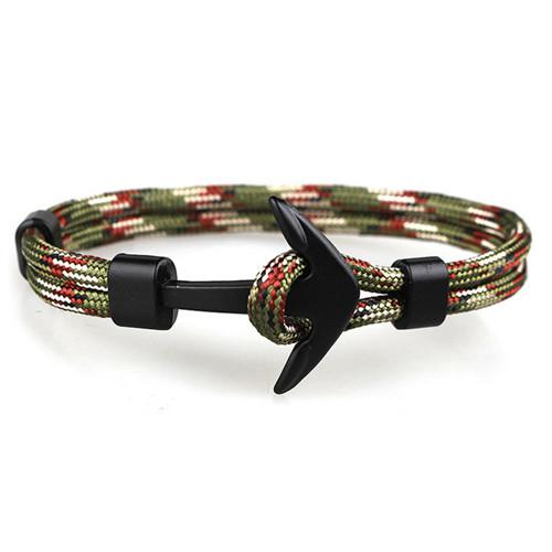 Fashion Black Anchor Bracelets - Shopeasywear