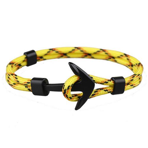Fashion Black Anchor Bracelets - Shopeasywear