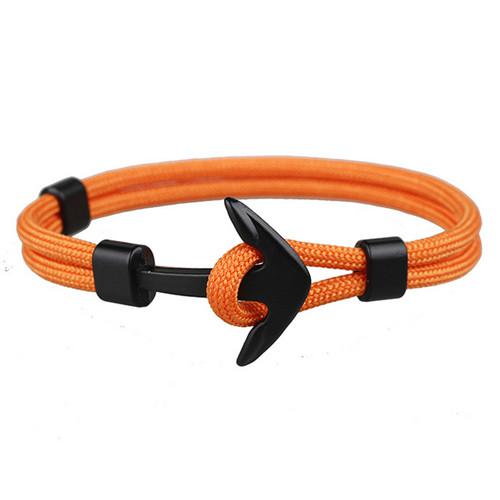Fashion Black Anchor Bracelets - Shopeasywear
