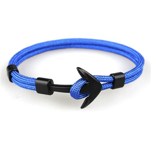 Fashion Black Anchor Bracelets - Shopeasywear