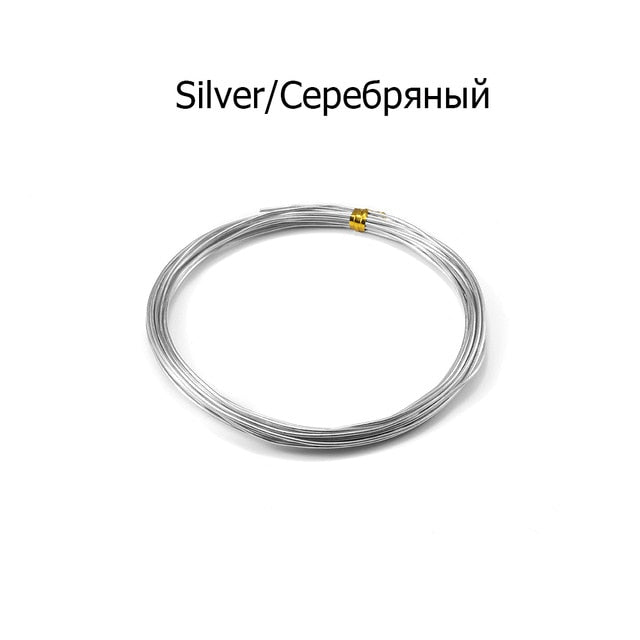 2-10M/Roll Soft Anadized Metal Aluminum Wire - Shopeasywear